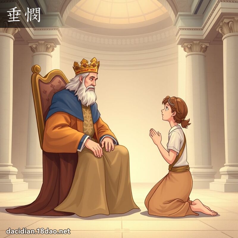 垂憫 - 國語大辭典配圖