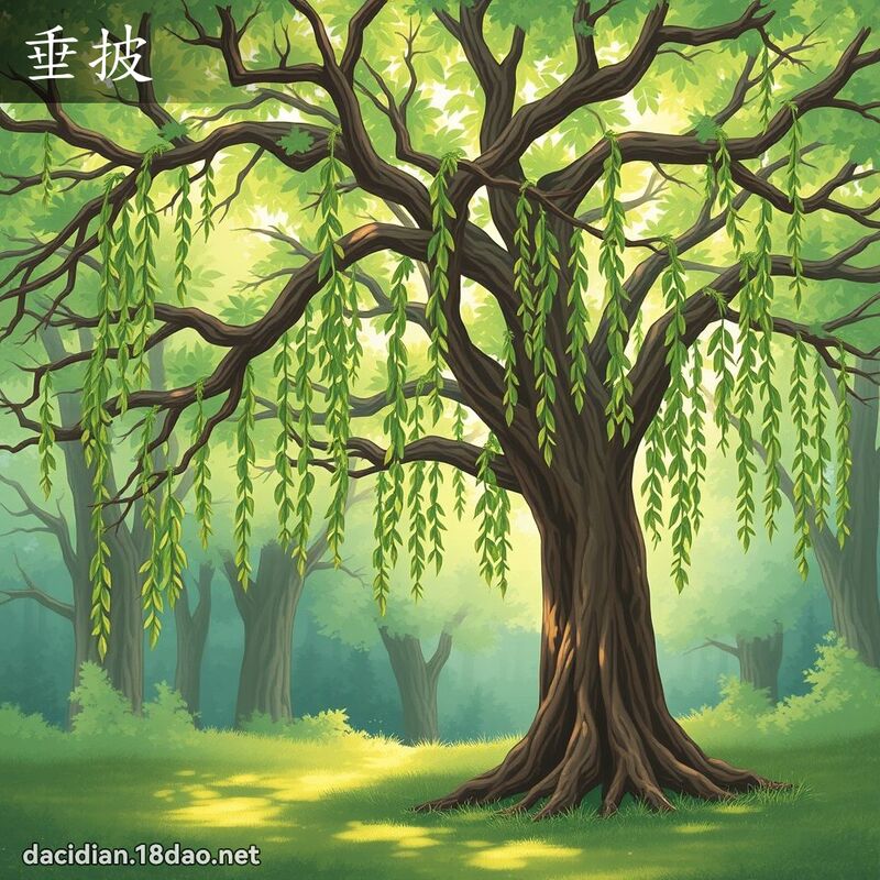 垂披 - 國語大辭典配圖