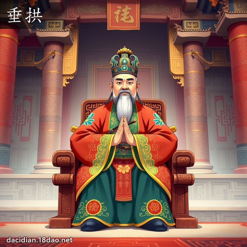 垂拱 - 國語大辭典配圖