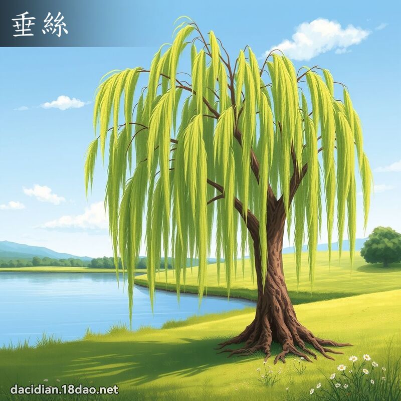 垂絲 - 國語大辭典配圖