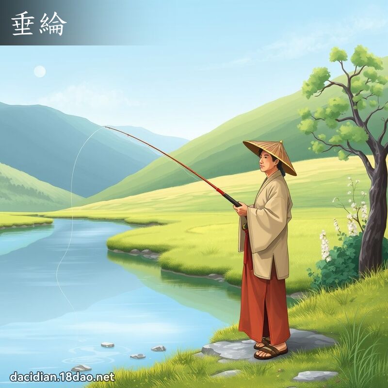 垂綸 - 國語大辭典配圖