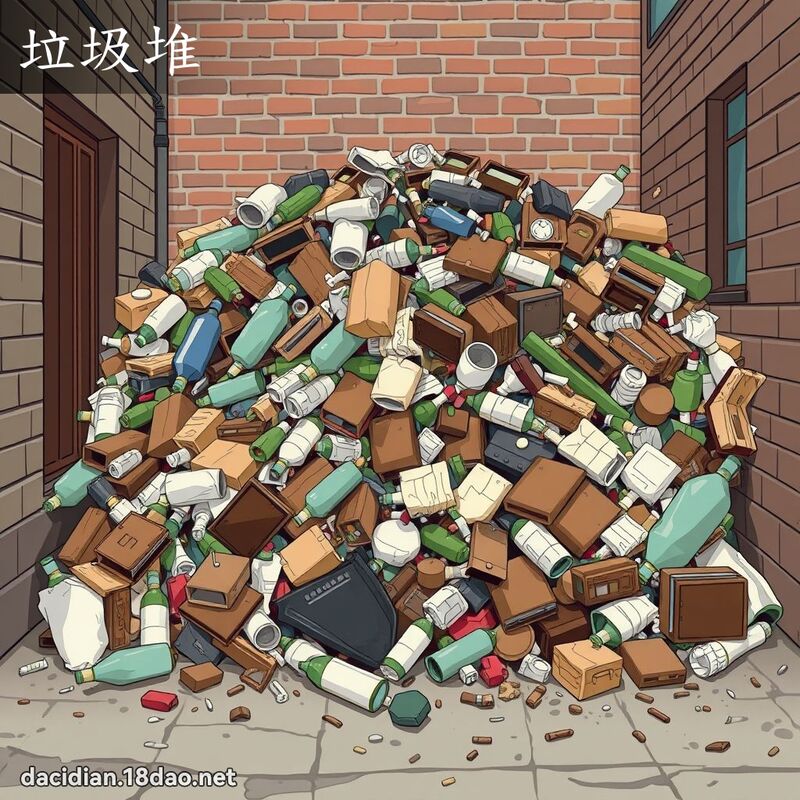垃圾堆 - 国语大辞典配图
