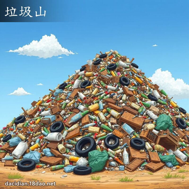 垃圾山 - 国语大辞典配图