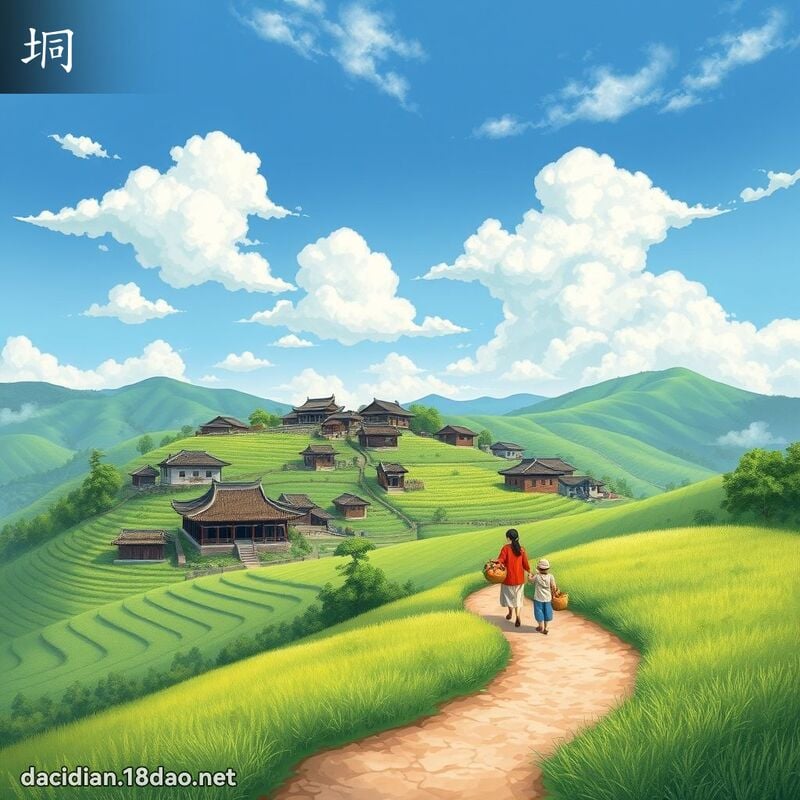汉字: 垌 (多音字)