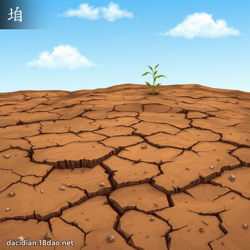 垍 - 国语大辞典配图