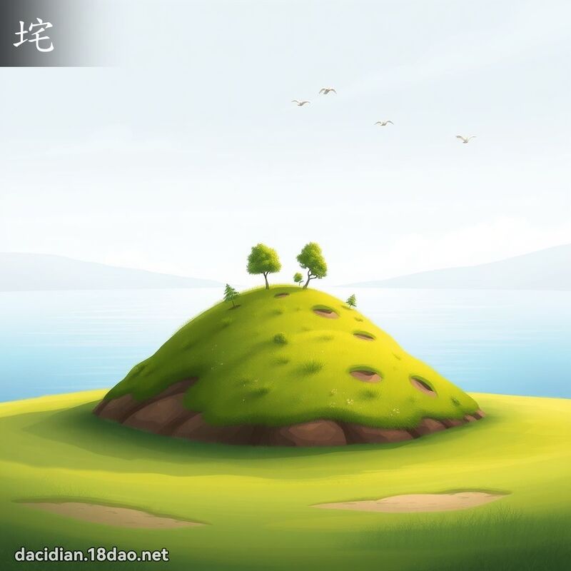 垞 - 國語大辭典配圖
