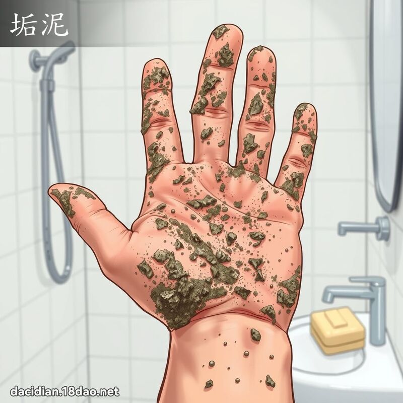 垢泥 - 国语大辞典配图