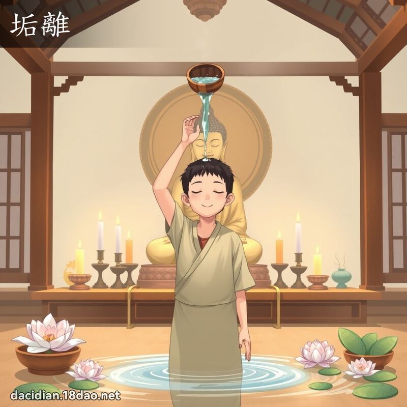 垢离 - 国语大辞典配图