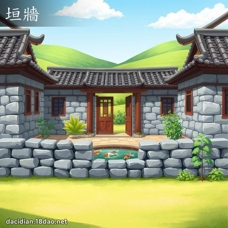 垣墙 - 国语大辞典配图