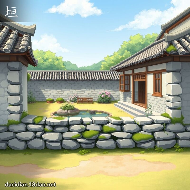 垣 - 国语大辞典配图