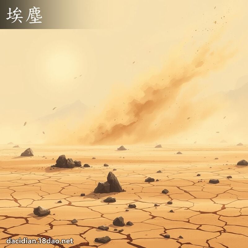 埃塵 - 國語大辭典配圖