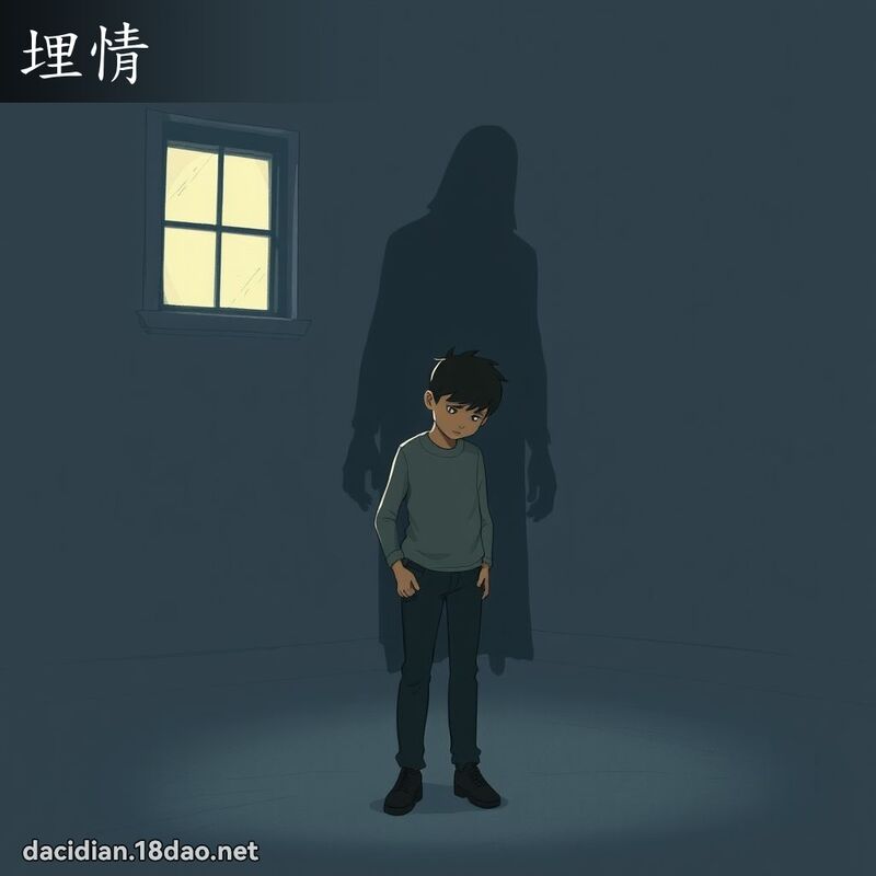埋情 - 國語大辭典配圖