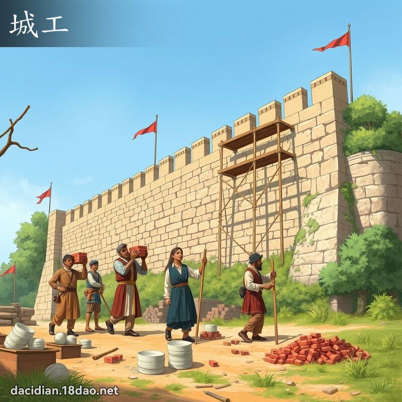 城工 - 國語大辭典配圖