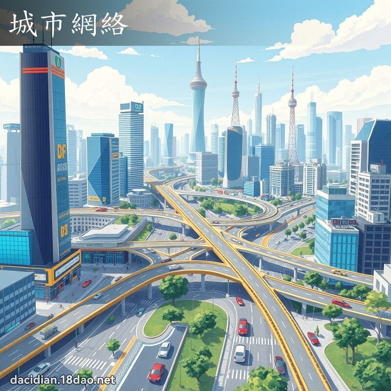 城市网络 - 国语大辞典配图