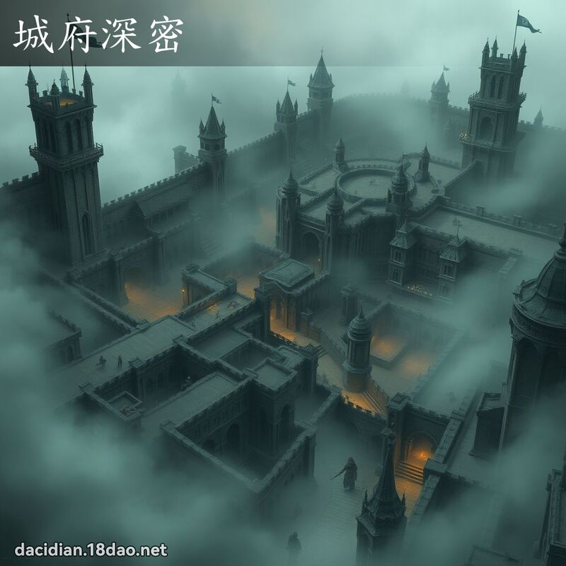城府深密 - 国语大辞典配图