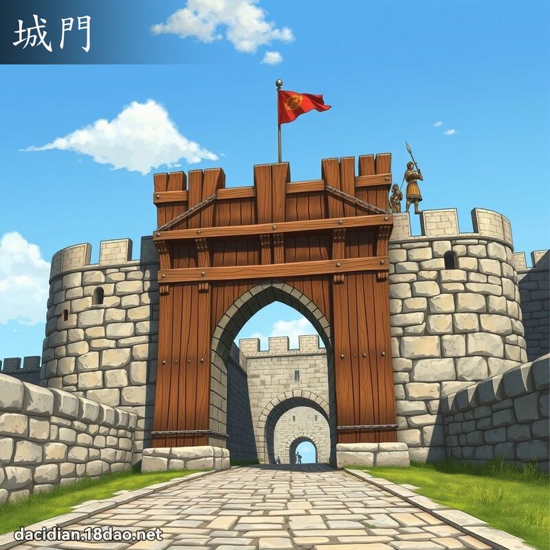 城門 - 國語大辭典配圖