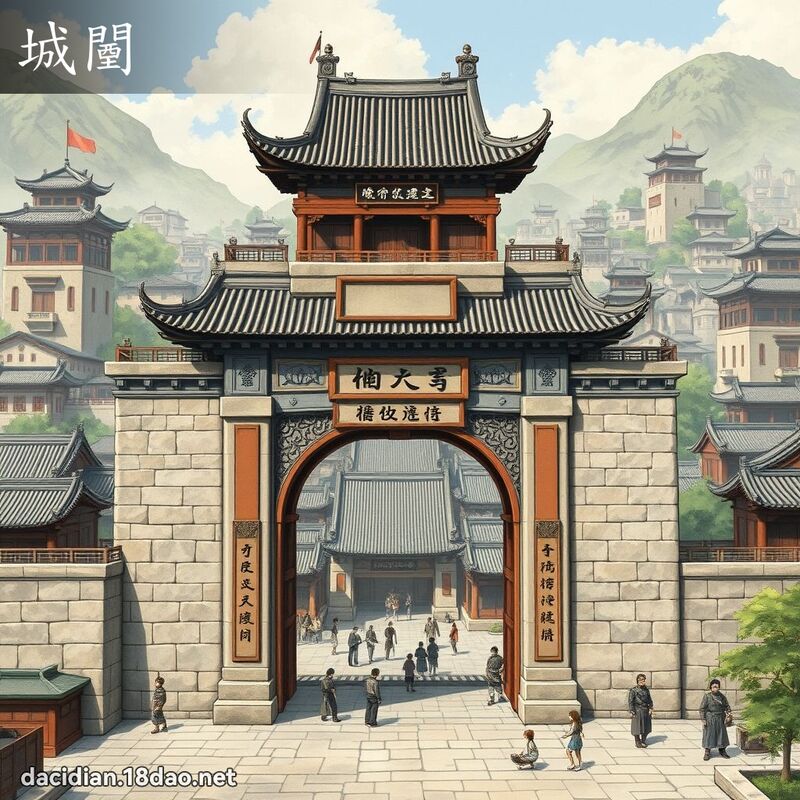 城闉 - 国语大辞典配图