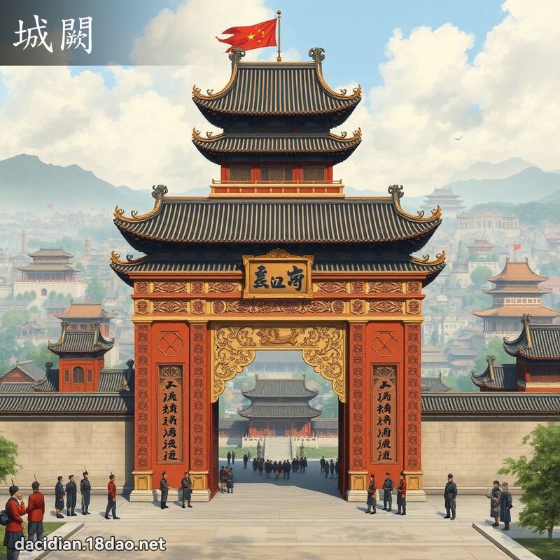 城闕 - 國語大辭典配圖