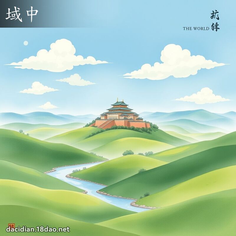 域中 - 国语大辞典配图