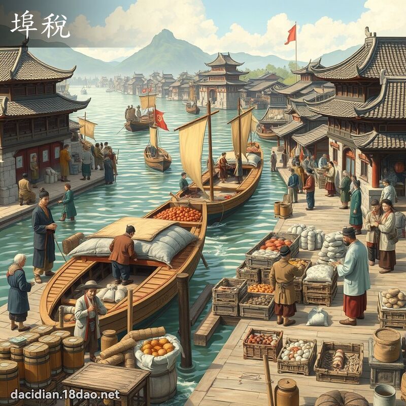 埠稅 - 國語大辭典配圖