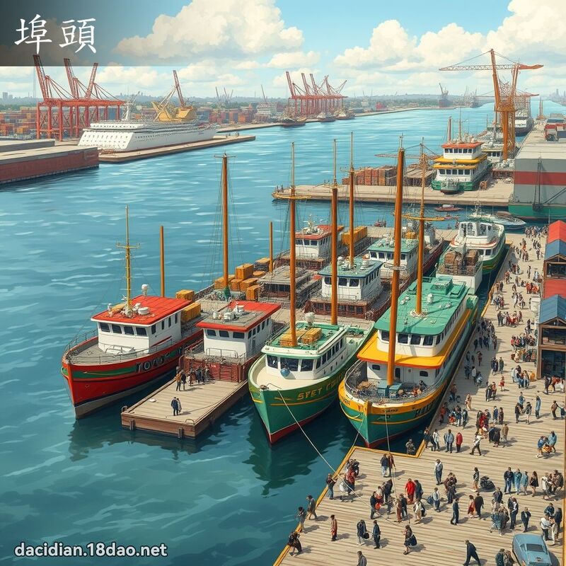 埠头 - 国语大辞典配图