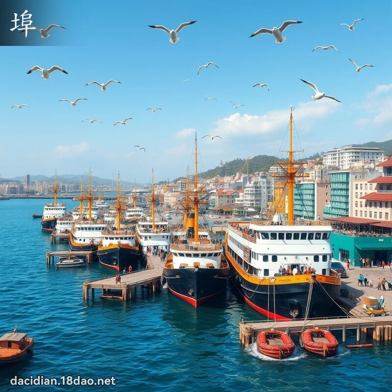 漢字: 埠 (多音字)