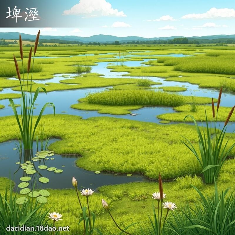 埤溼 - 國語大辭典配圖