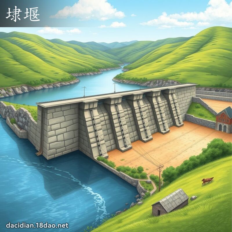 埭堰 - 国语大辞典配图