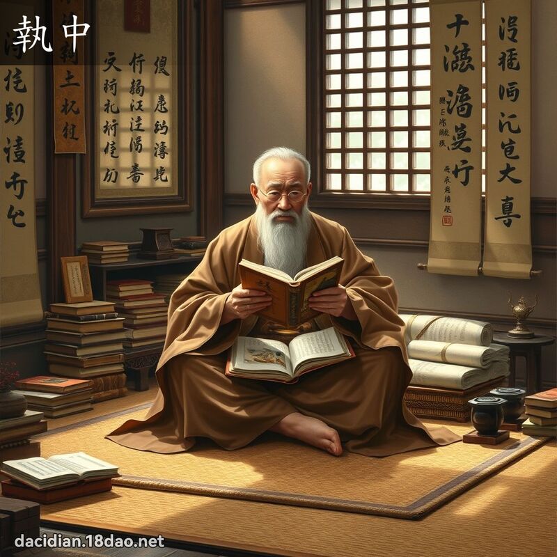 执中 - 国语大辞典配图