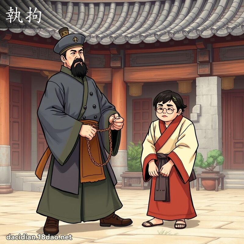 執拘 - 國語大辭典配圖