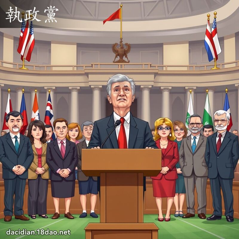 執政黨 - 國語大辭典配圖