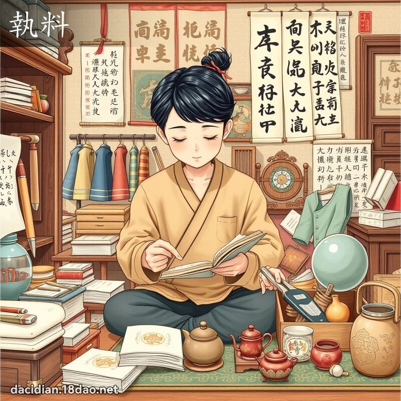 執料 - 國語大辭典配圖