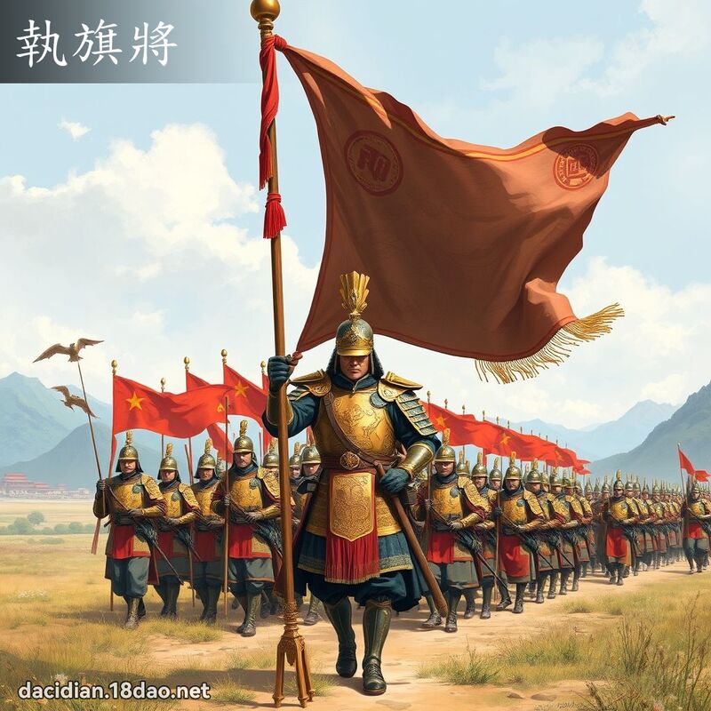 執旗將 - 國語大辭典配圖