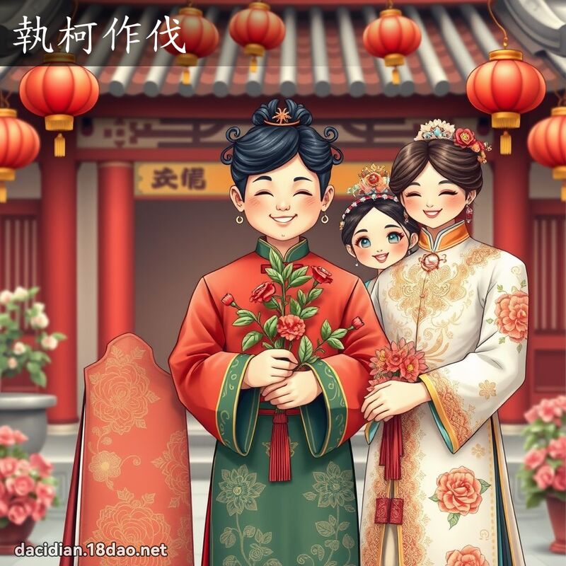 執柯作伐 - 國語大辭典配圖