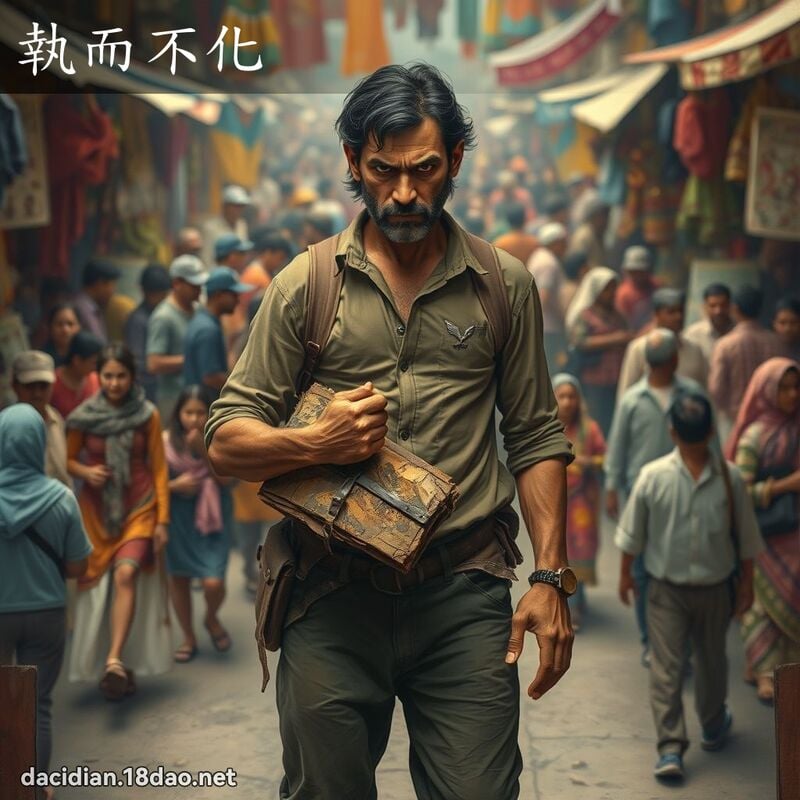 執而不化 - 國語大辭典配圖