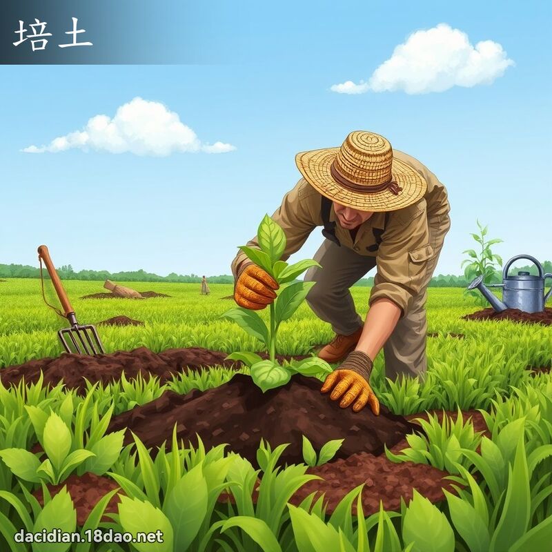 培土 - 国语大辞典配图