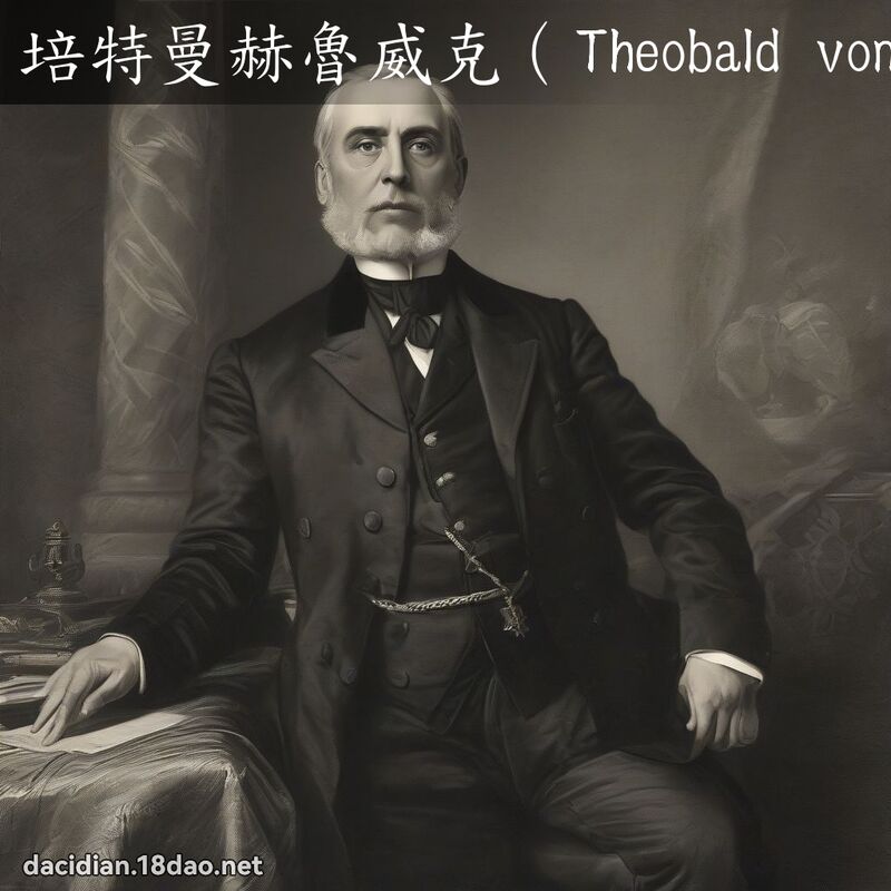 培特曼赫魯威克（Theobald von Bethmann Hollweg） - 國語大辭典配圖
