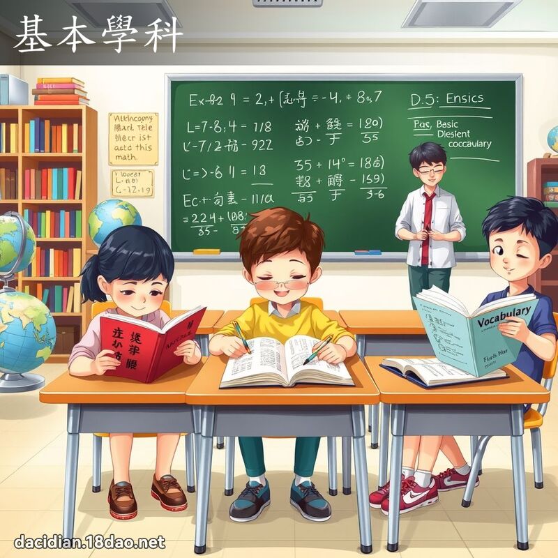 基本学科 - 国语大辞典配图