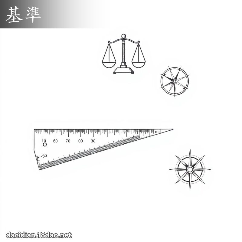 基準 - 國語大辭典配圖