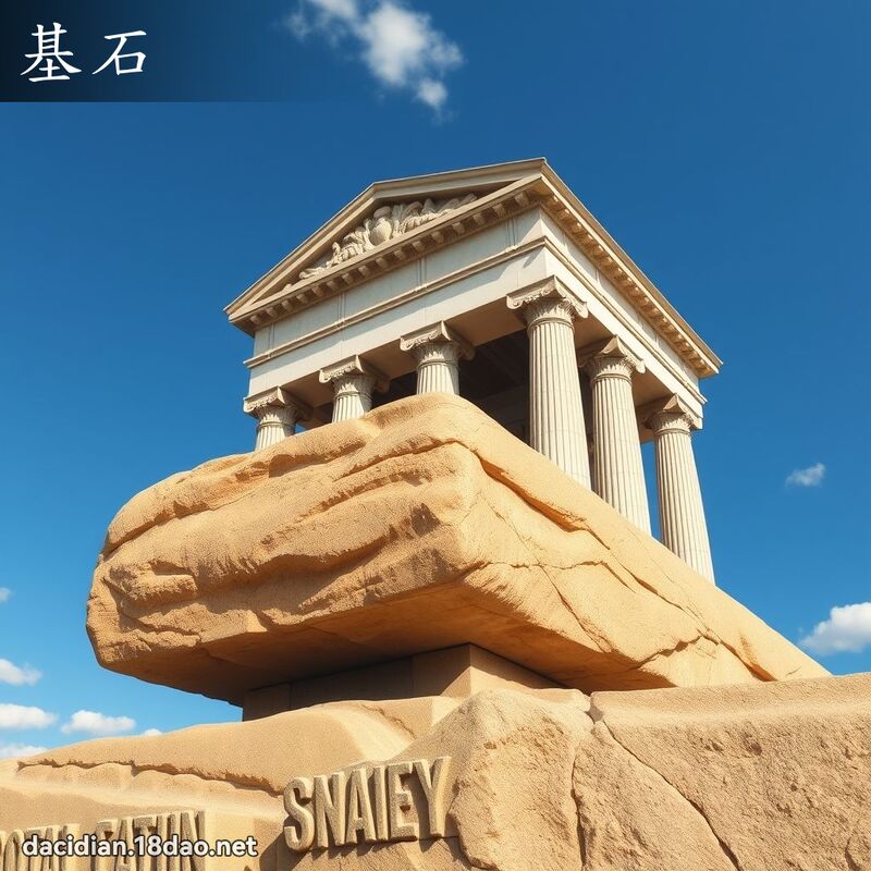 基石 - 国语大辞典配图