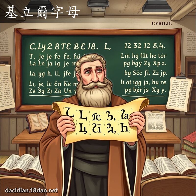 基立尔字母 - 国语大辞典配图