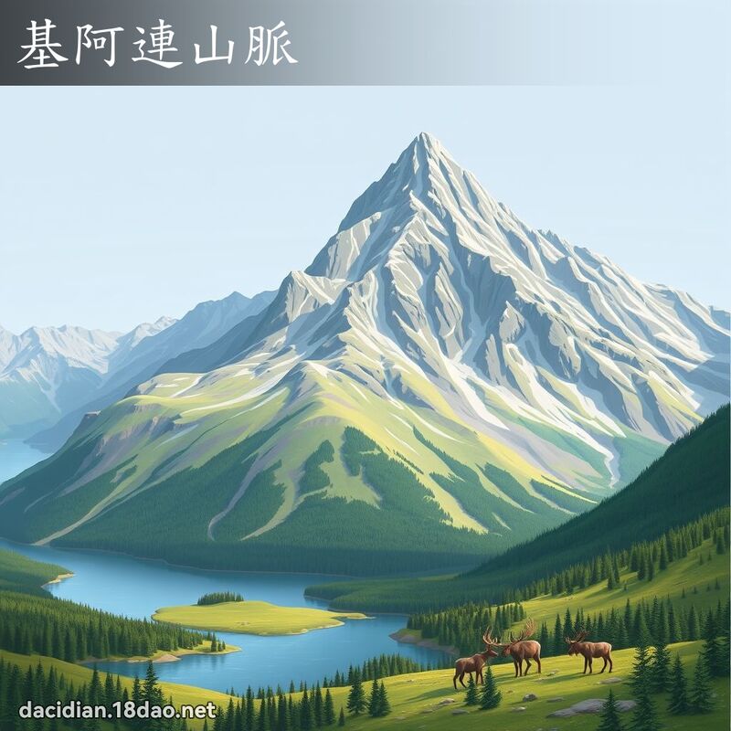 基阿连山脉 - 国语大辞典配图