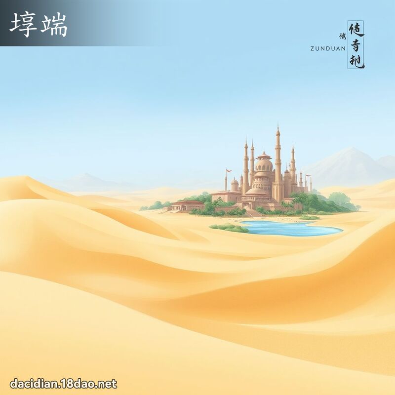 埻端 - 國語大辭典配圖