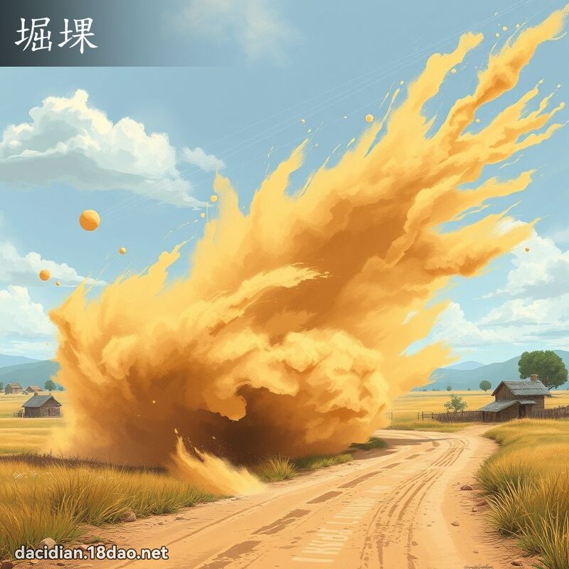 堀堁 - 国语大辞典配图