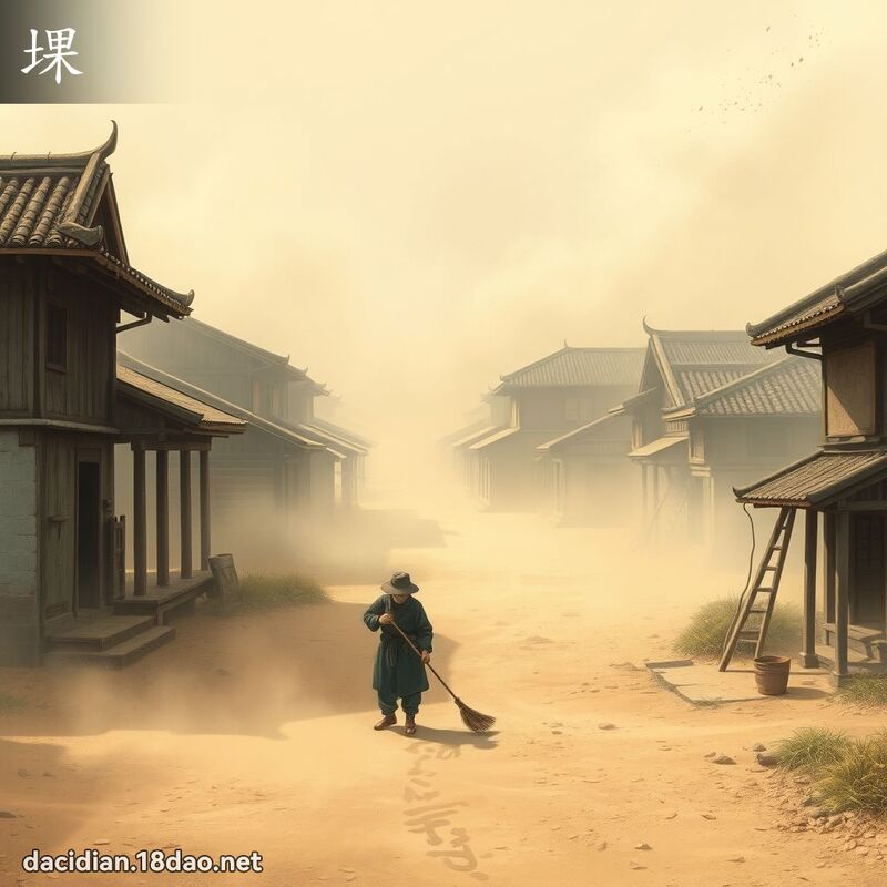 堁 - 國語大辭典配圖