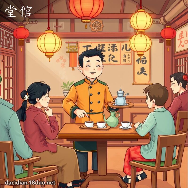 堂倌 - 國語大辭典配圖