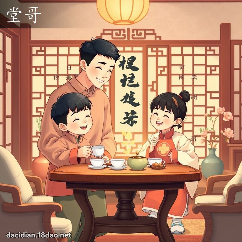 堂哥 - 国语大辞典配图