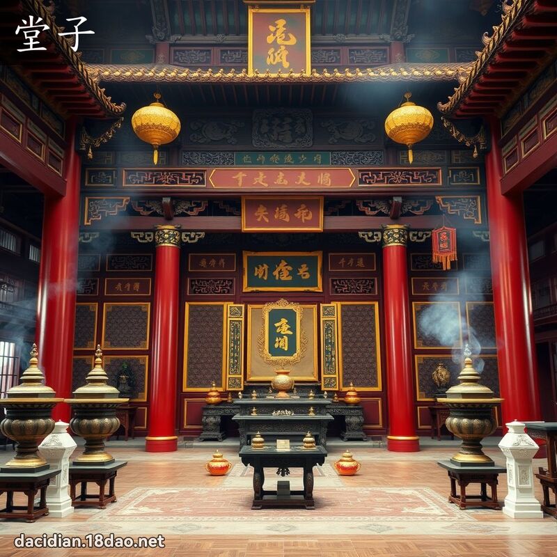 堂子 - 國語大辭典配圖
