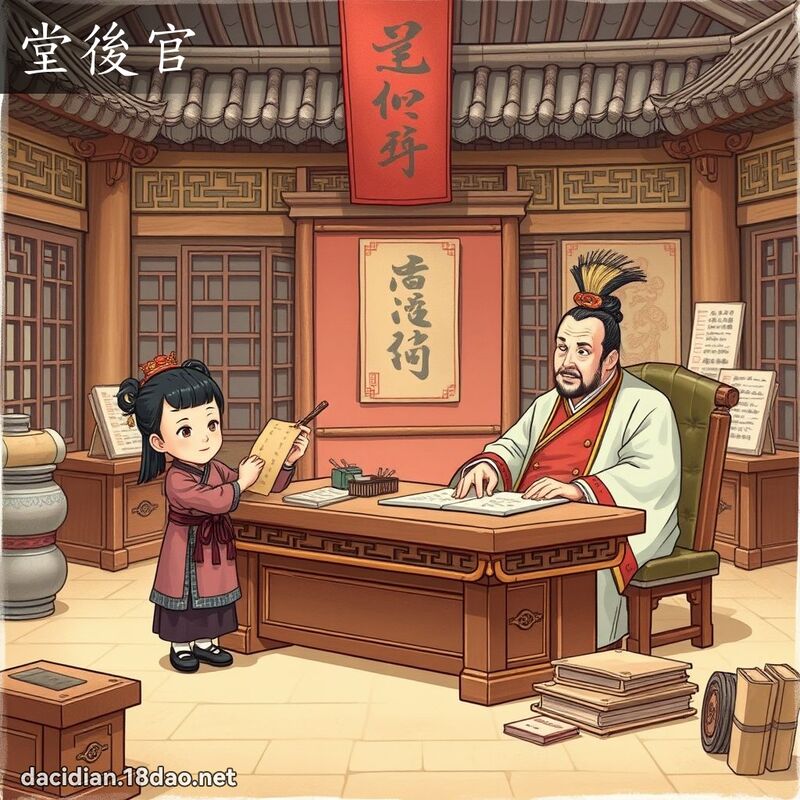 堂後官 - 國語大辭典配圖