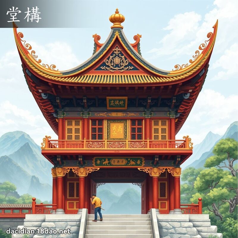 堂構 - 國語大辭典配圖